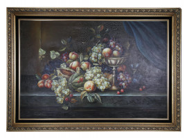 OIL ON CANVAS STILL LIFE PAINTING SIGNED GEORYZ