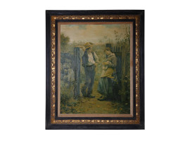 CANVAS PRINT COUNTRY COUPLE AFTER DANIEL KNIGHT