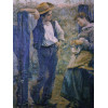 CANVAS PRINT COUNTRY COUPLE AFTER DANIEL KNIGHT PIC-1