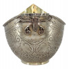 A RUSSIAN LARGE SILVER GILT ENGRAVED KOVSH PIC-2