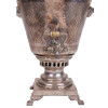 A RUSSIAN LARGE SILVER ENGRAVED SAMOVAR PIC-6