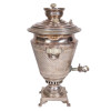 A RUSSIAN LARGE SILVER ENGRAVED SAMOVAR PIC-1