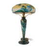 LARGE ANTIQUE ART NOUVEAU GALLE TABLE LAMP PIC-1