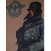 VINTAGE 1942 GERMAN WWII SS POLICE POSTER PIC-3