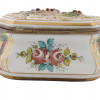 ANTIQUE FRENCH HANDPAINTED PORCELAIN DRESSER BOX PIC-5