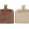 COLLECTION OF FOUR POTTERY NOVELTY WHISKEY FLASK PIC-6