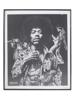 VINTAGE POSTER JIMI HENDRIX BY BRADFORD SALAMON PIC-0