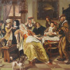 JAN STEEN TWELFTH NIGHT FEAST COPY PAINTING PIC-1