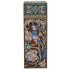 RUSSIAN GILT SILVER CLOISONNE ENAMEL CARD CASE PIC-4