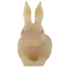 RUSSIAN CARVED AGATE RUBY STONE EYES RABBIT PIC-1