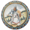 RUSSIAN SILVER CLOISONNE ENAMEL BOGATYR SNUFF BOX PIC-3