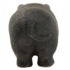 RUSSIAN SILVER HIPPO FIGURINE WITH RUBY EYES PIC-4