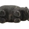 RUSSIAN SILVER HIPPO FIGURINE WITH RUBY EYES PIC-6