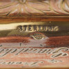 ANTIQUE ENGRAVED STERLING SILVER CIGAR CASE PIC-6