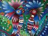 RUSSIAN OIL PAINTING PARROTS BY YURI GORBACHEV PIC-1