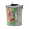 RUSSIAN PAINTING ON TIN WATER CAN BY DAVID BURLIUK PIC-1
