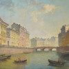 RUSSIAN PAINTING MOIKA RIVER BY ALEXANDER BEGGROW PIC-1