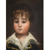 FRAMED PRINT ON CANVAS CHILD PORTRAIT AFTER GOYA PIC-2