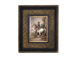 KPM PORCELAIN PLAQUE RUSSIAN TSAR PETER THE GREAT