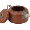 CHINESE YIXING ZISHA POTTERY CLAY JADE TEA POT PIC-4