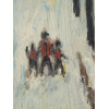 IMPRESSIONIST OIL PAINTING NEW YORK WINTER SIGNED PIC-2