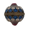 RUSSIAN GILT SILVER CLOISONNE ENAMEL PENDANT EGG PIC-5