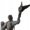 RUSSIAN BRONZE HUNTER WITH FALCON BY EVGENY NAPS PIC-8