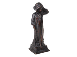 AMERICAN BRONZE FIGURE OF GIRL BY BESSIE VONNOH