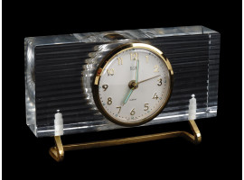 LATE ART DECO STYLE GERMAN ELGIN ALARM DESK CLOCK