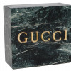 RARE VINTAGE 1980S GUCCI GREEN MARBLE BOOKEND PIC-0