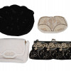 COLLECTION OF FOUR VINTAGE BEADED PURSE HAND BAGS PIC-1