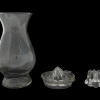 COLLECTION OF GLASS PORCELAIN VASES TABLE DECOR PIC-1