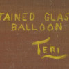 VINTAGE OIL PAINTING OF BALLOON SIGNED BY TERI PIC-3