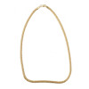 14K GOLD FLAT BYZANTINE CHAIN NECKLACE BY VIOR PIC-1