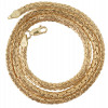 14K GOLD FLAT BYZANTINE CHAIN NECKLACE BY VIOR PIC-0