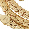 14K GOLD FLAT BYZANTINE CHAIN NECKLACE BY VIOR PIC-7