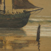 MID CENTURY SEASCAPE PAINTING BY NICO MARTENS PIC-2