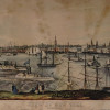 HAND COLOR LITHOGRAPH NEW YORK AFTER FANNY PALMER PIC-1