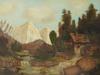 ATTR TO JOSEPH JANSEN OIL PAINTING OF LANDSCAPE PIC-1