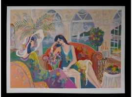 1976 SERIGRAPH MONTEGO BAY SIGNED ISAAC MAIMON