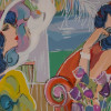 1976 SERIGRAPH MONTEGO BAY SIGNED ISAAC MAIMON PIC-2