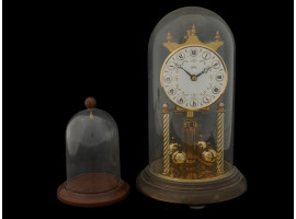 KOMA 400 DAY MANTLE CLOCK UNDER DOME AND SMALL DOME