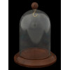 KOMA 400 DAY MANTLE CLOCK UNDER DOME AND SMALL DOME PIC-6