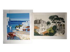 FRENCH LITHOGRAPHS SIGNED, DENIS NOYER, KERFILY