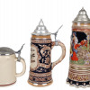 VINTAGE GERMAN CERAMIC BEER STEIN COLLECTION PIC-2