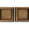 NEOCLASSICAL HAND CARVED GILT RELIEF WALL PLAQUES PIC-2