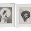 MID CENTURY AFRICAN AMERICAN ART PRINTS SIGNED PIC-1