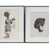 MID CENTURY AFRICAN AMERICAN ART PRINTS SIGNED PIC-2