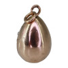 RUSSIAN GOLD EASTER EGG PENDANT WITH SAPPHIRE PIC-2