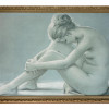 ITALIAN OIL PAINTING NUDE WOMAN BY ALDO FORNONI PIC-0